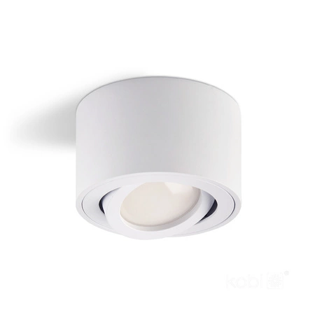 Oprawa Natynkowa Halogenowa Spot Tuba Okrągła Biała OH36 Kobi