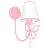 Lampa Ścienna Kinkiet CHARLOTTE Różowa 1xE14 Milagro