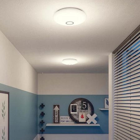 Lampa Sufitowa Plafon LED 16W 1900lm 4000K Biała z Czujnikiem Ruchu Mauve Philips