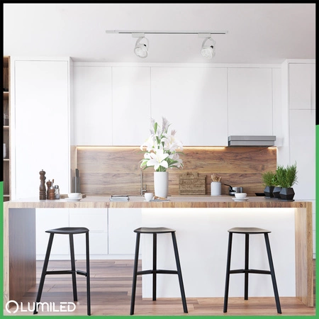 Reflektor Szynowy GU10 ES111 Biały VICTUS Lampa do Szynoprzewodów Jednofazowych Lumiled