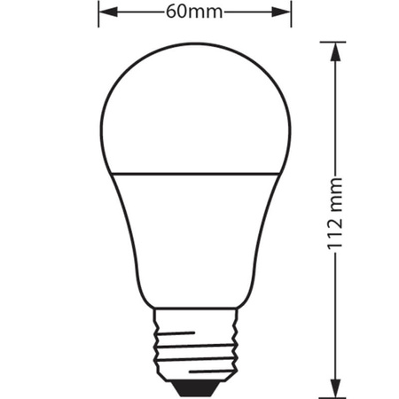 Żarówka LED E27 A60 9W 806lm 2700K Ciepła LEDVANCE SMART+ ZigBee Ściemnialna