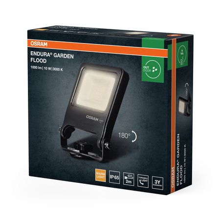 Lampa Ogrodowa LED Wbijana LED 10W 800lm 3000K Ciepła Szary IP65 Endura Osram