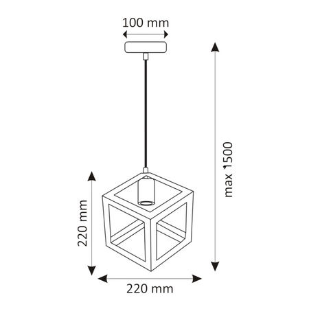 Lampa Sufitowa Wisząca Zwis Dekoracyjna E27 Złota Sweden Sanico Goldlux