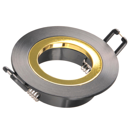 Oprawa Podtynkowa Spot Oczko GU10 Czarna FEBE Sanico Goldlux