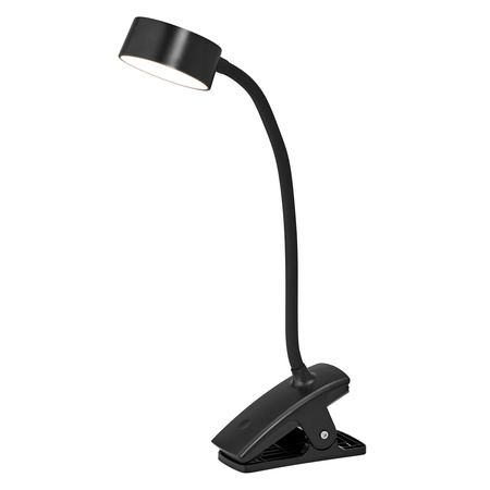 Lampa Stołowa Biurkowa LED Klips Regulowana 4.8W 221lm CCT Ściemnialna Czarny Office Line Ledvance