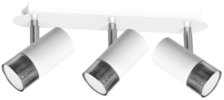 Lampa Sufitowa DANI Biała Chrom 3xGU10 Milagro