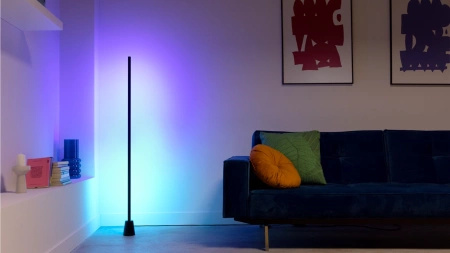 Lampa Podłogowa LED Gamingowa RGBIC Gradient 135cm Floor Light Inteligentna SMART WiFi Bluetooth Aplikacja WiZ