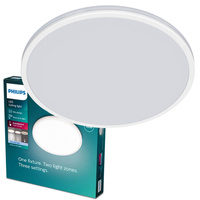 Lampa Sufitowa Plafon LED 18W 2000lm 4000K SceneSwitch Biała Ozziet Philips