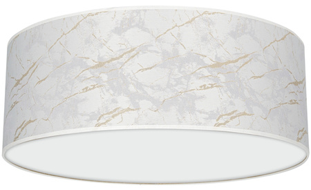 Plafon LED Lampa Sufitowa SENSO Biała Złota 3xE27 Ø50cm Milagro