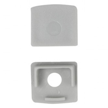 Profil Aluminiowy Natynkowy do LED do Płyt KARTON / GIPS 1m z Mroźnym Kloszem i Zaślepkami Ecolight