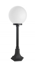 Lampa Ogrodowa Zewnętrzna Słupek LATARNIA E27 KULE CLASSIC K 5002/3/KP 250 73cm czarny Su-Ma