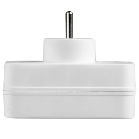 Rozgałęźnik Sieciowy Elektryczny 2x 2P+0 Złodziejka 2 Gniazdka Z Uziemieniem + Wyłącznik VAYOX