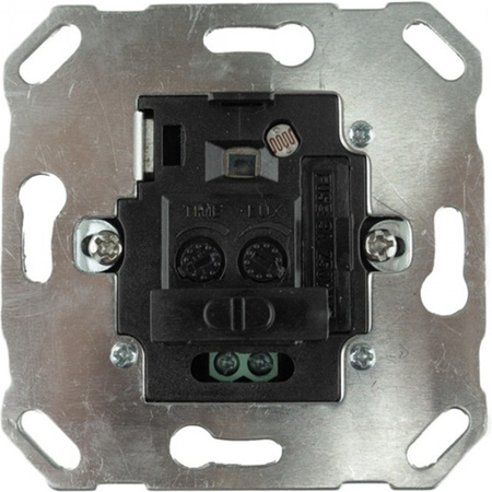 Czujnik Ruchu i Zmierzchu PIR Podtynkowy 160° 9m Wewnętrzny do Puszki Czarny