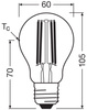 Żarówka LED A60 E27 3.8W = 60W 806lm 2700K Ciepła 320° Ściemnialna CLASSIC Osram