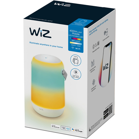 Lampka Biurkowa LED Nocna 13.5W 400lm 2200-6500K RGB + TW 19.3cm Inteligentna SMART WiFi Bluetooth Aplikacja Mobile WiZ