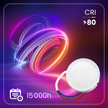 10x Wkład do Opraw LED Żarówka Moduł INSERT Reflektor 7W = 60W 670lm 6500K Zimna 120° LUMILED