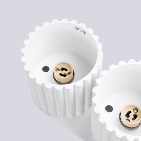 Oprawa Natynkowa 2x GU10 Aluminiowa Biała Aura Deep Space SL.1780 Sollux