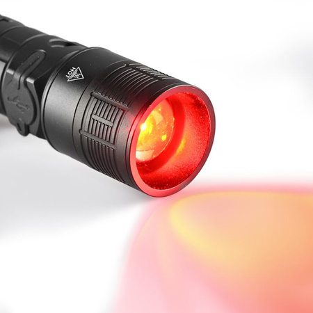 Latarka Ręczna Akumulatorowa LED 10W 1000lm 5 Trybów Pracy USB-C Wodoszczelna IP66 Videx