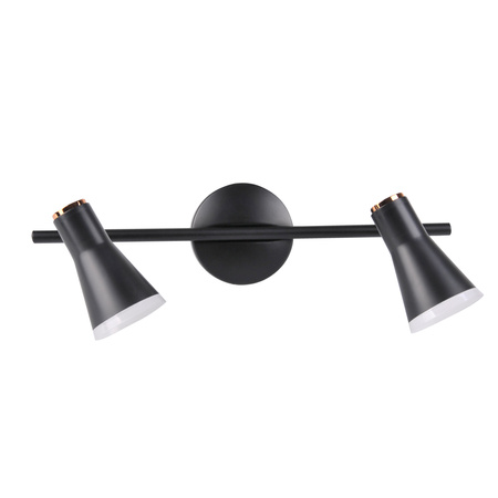 Lampa sufitowo-ścienna ruchoma regulowana 8,4W LED BERG 2 czarny 3000K GOLDLUX (Polux)