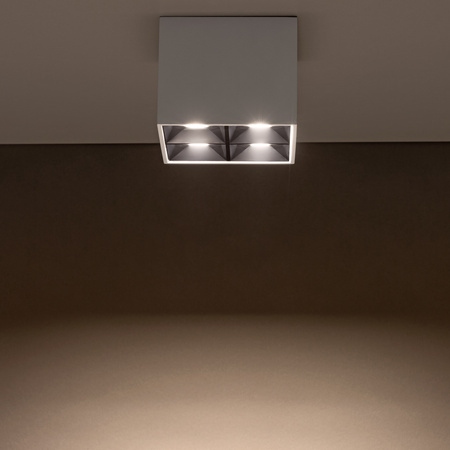 Oprawa Natynkowa Sufitowa LED 16W 1500lm 3000K Ciepła SPOT TUBA Biała MIDI LED 10047 Nowodvorski