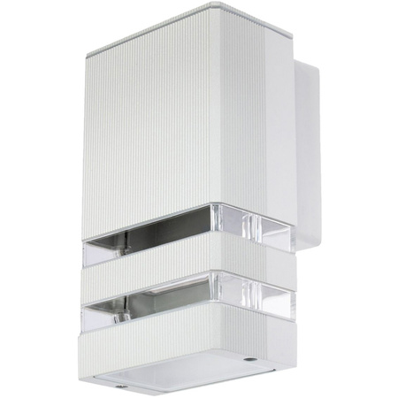 Kinkiet ogrodowy elewacyjny INEZ Szary GU10 ALUMINIUM IP54