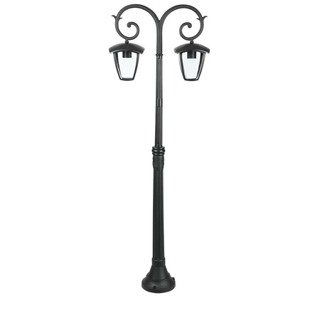 Lampa Ogrodowa Latarnia 2xE27 Wysoka 141CM Czarna VT-738 V-TAC