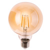 Żarówka LED E27 Kula G95 4W = 40W 470LM 2000K Ciepła 360° Bursztynowa Filament LUMILED