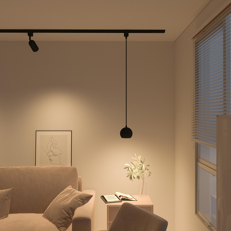 Lampa Wisząca na Szynę Oświetleniową Szynoprzewód LED GU10 Jednofazowa Czarna EasyLink Colby Philips