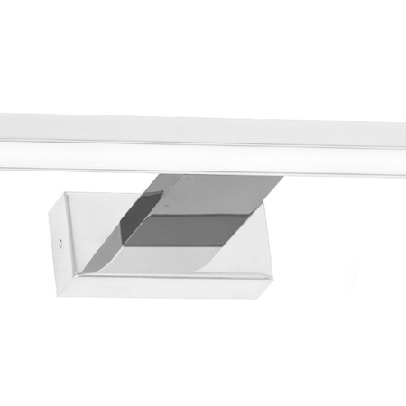 Lampa Ścienna Kinkiet SHINE Biała Chrom 60cm 13,8W LED Milagro