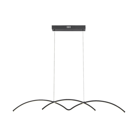 Lampa Wisząca Sufitowa 40W Czarny Nowoczesny River Rabalux