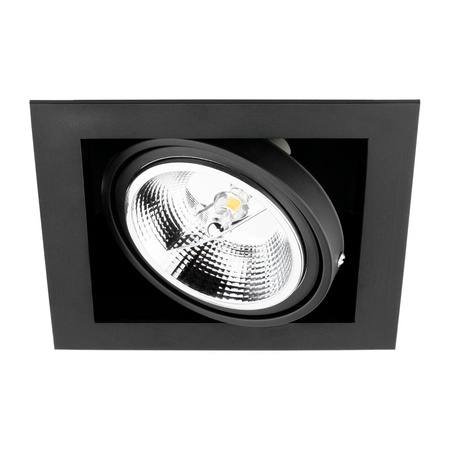 Oprawa Podtynkowa Halogenowa Ruchoma GU10 ES111 Kwadratowa Czarna