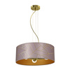 Lampa Wisząca Sufitowa ZIGGY Różowe Złoto Różowa 3xE27 Milagro