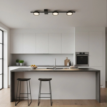 Lampa Sufitowa OVILO Oprawa Halogenowa LED 3x GX53 Spot Kinkiet Reflektor Ścienna LUMILED