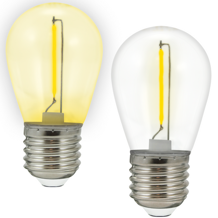 Żarówka LED E27 0.3W 50lm 2200K Żółta 360° Do Girland 36V PARTY Sanico Goldlux