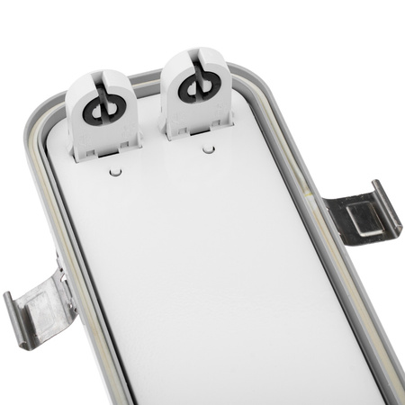 Oprawa Hermetyczna Pyłoszczelna 120cm 2xT8 G13 IP65 + Świetlówki LED 18W 6500K Lumiled