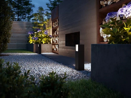 Lampa Ogrodowa Zewnętrzna SŁUPEK 40cm LED 6W 660lm 4000K IP44 Low Voltage 12V Philips