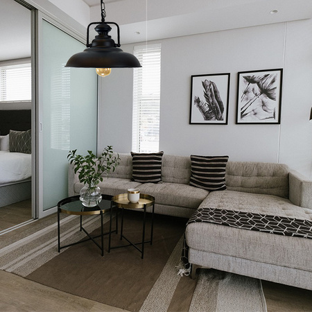 Lampa Wisząca Sufitowa RETRO IL MIO ICELAND 1xE27 Czarna - GOLDLUX (Polux)