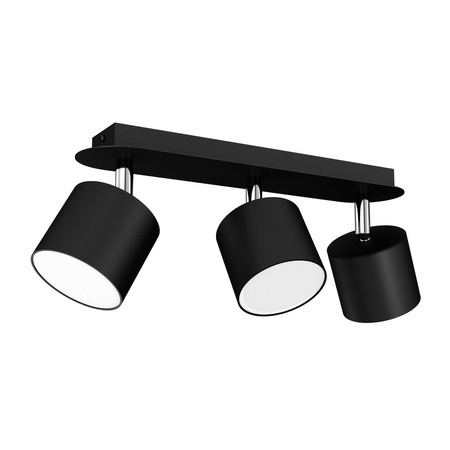 Lampa Sufitowa DIXIE Czarna 3xGX53 Ruchoma Listwa Milagro