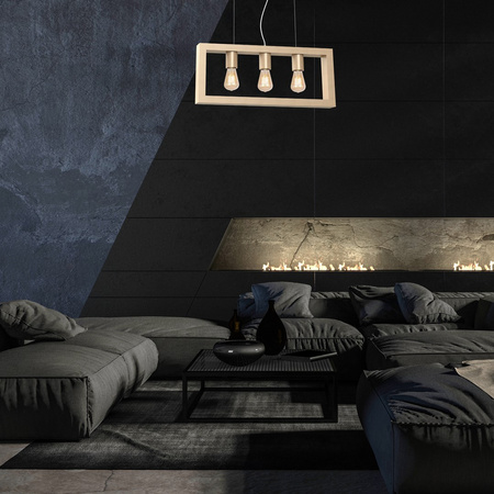 Lampa Wisząca Sufitowa MACK 3xE27 Milagro