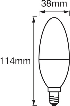 Żarówka LED E14 Świeca SMART+ 6W 470lm Ciepła - Zimna LEDVANCE ZigBee
