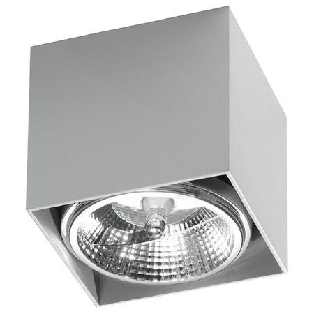 Lampa Sufitowa Oprawa Natynkowa GU10 Kwadratowa Szara Nowoczesna Blake Sollux