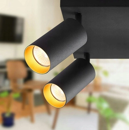 Lampa sufitowa LED ERIS GOLD 4x GU10 regulowana