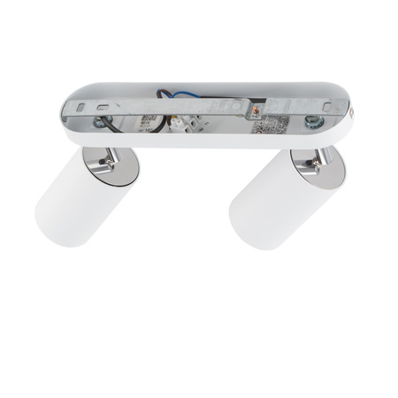 Lampa Sufitowa Oprawa Natynkowa Reflektor Punktowa 2x GU10 Biała Nowoczesna EYE SPOT 6015 Nowodvorski