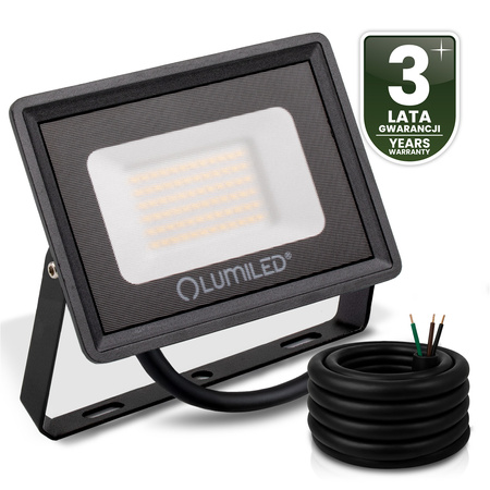 Naświetlacz LED ZONER 50W 5000LM 4000K IP65 Czarny LUMILED