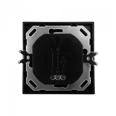 Czujnik Ruchu i Zmierzchu PIR Podtynkowy do Puszki Czarny 9m 160° CP Ecolight