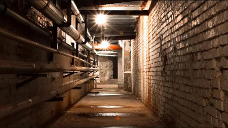 Oprawa Kanałowa MILO 7040T/P-B E27 IP54 Lampa Garażowa Czarna KANLUX