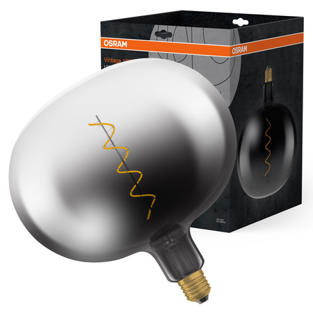 Żarówka LED Dekoracyjna G220 Kula E27 4.5W = 15W 150lm 1800K Ciepła 150° Dymiona Vintage 1906 Osram