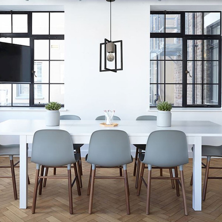 Lampa wisząca Industrialna sufitowa Ralph 1x E27 Czarna Metal + drewno Milagro