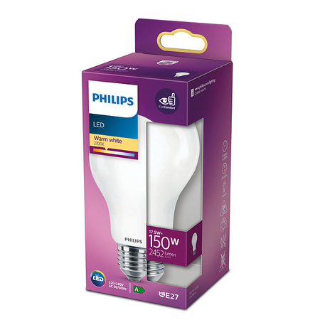 Żarówka LED E27 A67 17,5W = 150W 2452lm 2700K Ciepła PHILIPS Classic