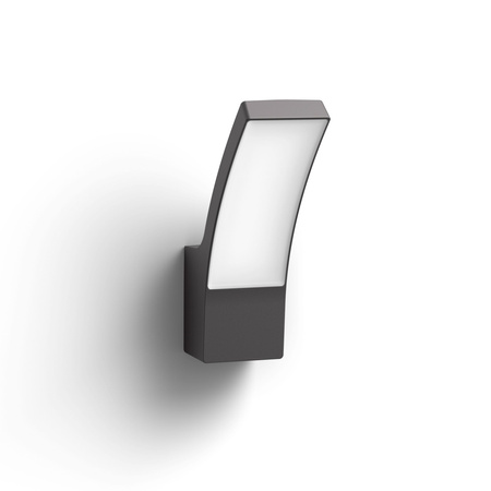 Lampa Ogrodowa LED Kinkiet Elewacyjny SPLAY 3,8W 2700K Ciepła IP44 Antracyt PHILIPS